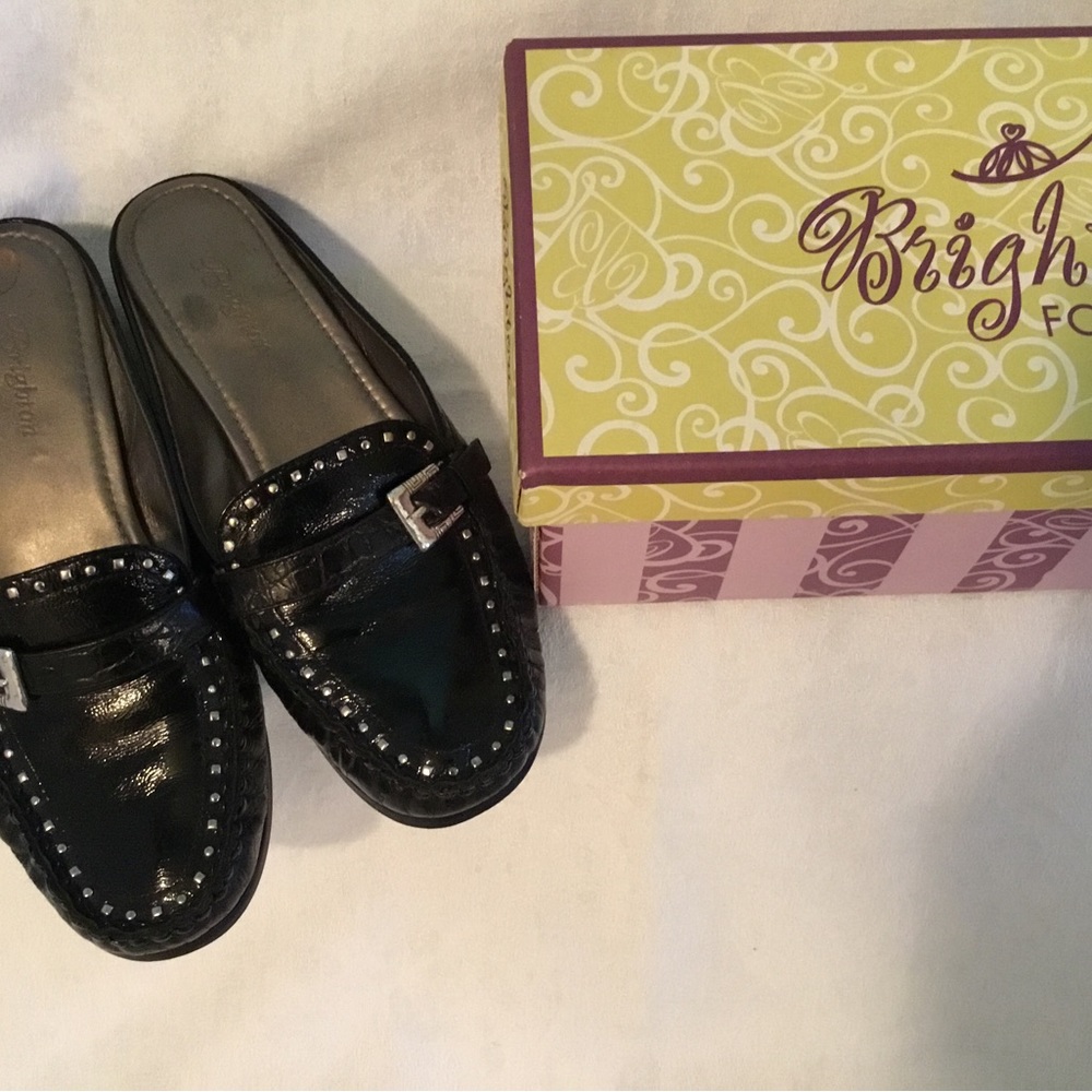 Brighton women’s shoes, size 7M, black patent